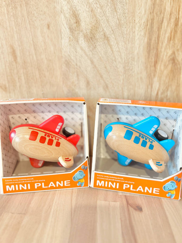 Wooden racer airplane with sound