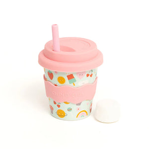 Favourite Things Babychino Cup 4oz (Comes with a pink Straw)