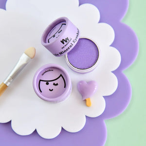 Purple Eco Natural Kids Makeup Pressed Powder