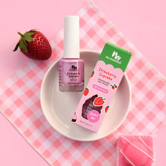 Scented Kids Polish Strawberry Cupcake - Pastel Pink