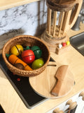 Coloured Fruit Basket