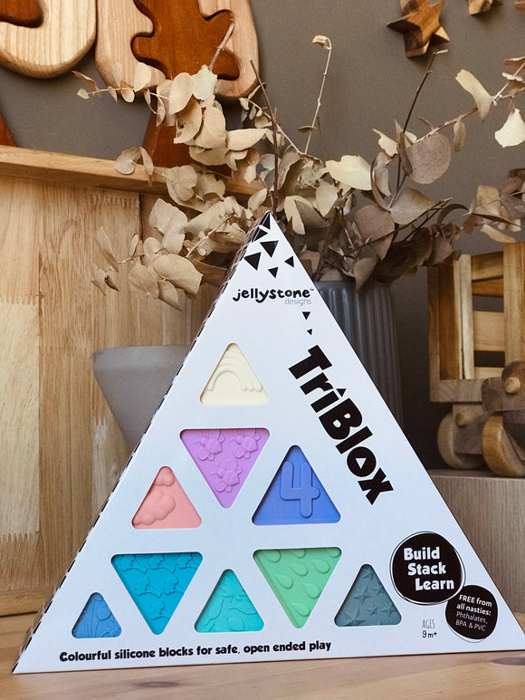 TriBlox (two colours earth & rainbow pastel)
