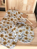 Yellow Daisy Bloom Bib & Burp Cloth Set