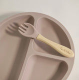 Your Plate & Fork (Dusty Pink & Sage)