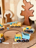 Wooden Construction Car Set