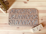 Lower & Upper Case Alphabet Stencil
